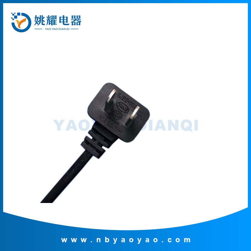 Elbow national standard two-pin plug